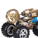 Stirlingkit 4-Wheeled Stirling Engine Powered Car Model STEAM Scientific Experiment Educational Toys, view 6