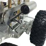 Stirlingkit 4 Wheels Stirling Engine Powered Tractor Model Physical Experiment Toy Education, view 5
