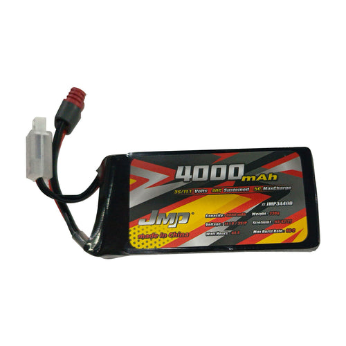 Stirlingkit 4000mAh 3S 40C T-Plug Lithium Battery for Capo U4 Pipe Frame X Queen Off-Road Climibing Car Model