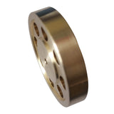Stirlingkit 44mm Diameter 3mm Center Bore 8 Hole DIY Accessory Brass Flywheel for Stirling Engine Model, view 3