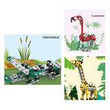 Stirlingkit 499PCS DIY Metal Assembly Model Set Educational Toy (Flamingo + Giraffe + Crocodile), view 2