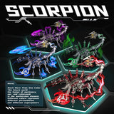 Stirlingkit 4pcs Scorpions DIY Animal 3D Metal Model Kits for Adult, view 4
