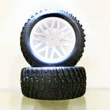 Stirlingkit 4Pcs Tyres with 12mm Adapter for HSP 1/10 94155 94170 94118 RC Short-Course Truck Rally Car, view 3