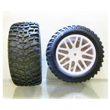 Stirlingkit 4Pcs Tyres with 12mm Adapter for HSP 1/10 94155 94170 94118 RC Short-Course Truck Rally Car, view 4