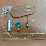 Stirlingkit 5-Blade Windmill Metal Circuit Sculpture DIY Kits Tabletop Edison Bulb, view 5