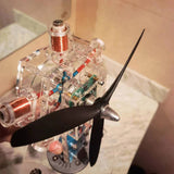 Stirlingkit 5 Cylinder Electromagnetic Radial Solenoid Engine Model, view 4