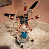 Stirlingkit 5 Cylinder Electromagnetic Radial Solenoid Engine Model, view 6