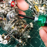 Stirlingkit 500PCS Punk Mechanical Rabbit DIY Assembly Model 3D Metal Puzzle, view 3