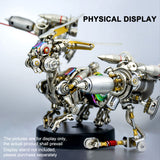Stirlingkit 500PCS Punk Mechanical Rabbit DIY Assembly Model 3D Metal Puzzle, view 4