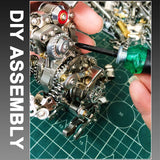 Stirlingkit 500PCS Punk Mechanical Rabbit DIY Assembly Model 3D Metal Puzzle, view 5