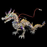 Stirlingkit 50cm Cyberpunk Mythical Dragon 3D Metal Puzzle Kits, view 5