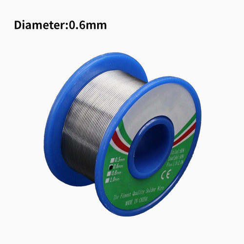 Stirlingkit 50g High-Quality Solder Wire – 0.5mm / 0.6mm / 0.8mm – Precision DIY Electronics & Circuit Sculpture