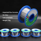 Stirlingkit 50g High-Quality Solder Wire – 0.5mm / 0.6mm / 0.8mm – Precision DIY Electronics & Circuit Sculpture, view 6