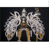 Stirlingkit 513Pcs DIY Metal Mechanical Mecha Puzzle Model Kit 3D Assembly Pawns Jigsaw Crafts - Guan Yu, view 4