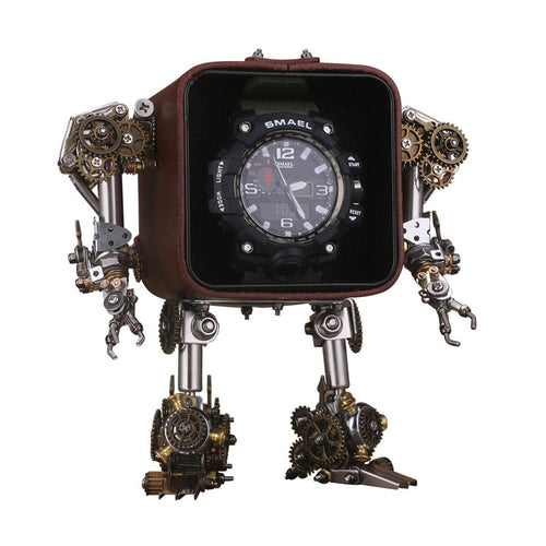 Stirlingkit 540PCS+ DIY Mechanical Chronos Watch Stand Mecha Warrior Metal Model