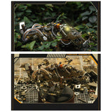 Stirlingkit 547PCS+ DIY Mechanical Variation Crocodile Desktop Decoration Exquisite Gift, view 2