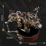 Stirlingkit 547PCS+ DIY Mechanical Variation Crocodile Desktop Decoration Exquisite Gift, view 5
