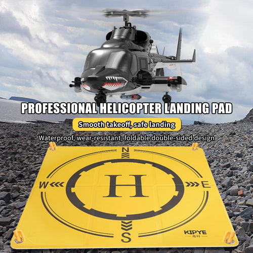 Stirlingkit 54cm / 110cm Foldable Reversible Helipad for RC Helicopters (Under 250 & 500 Size)