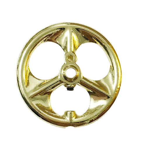 Stirlingkit 56mm Diameter 6mm Center Bore DIY Accessory Large Flywheel for Stirling Engine Model - Golden