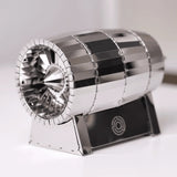Stirlingkit 57pcs 3D Mechanical Rotating Turbine Jet Engine Model Kit -Air Force, view 2