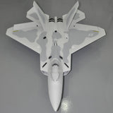 Stirlingkit 5CH Sky Flight Hobby F-22 Raptor RC Single EDF Jet 70mm Airplane 850mm Wingspan RTF - Grey, view 2