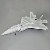 Stirlingkit 5CH Sky Flight Hobby F-22 Raptor RC Single EDF Jet 70mm Airplane 850mm Wingspan RTF - Grey, view 5