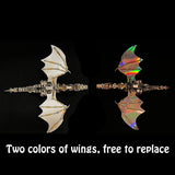 Stirlingkit 600CS DIY Mechanical Steampunk Western Dragon with Wing Assembly 3D Metal Model Kits, view 4
