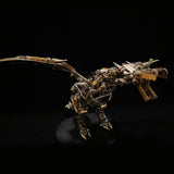 Stirlingkit 600CS DIY Mechanical Steampunk Western Dragon with Wing Assembly 3D Metal Model Kits, view 5