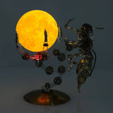 Stirlingkit 627PCS Mechanical Wasp Metal Model Kits with Planet Moon Lamp, view 3