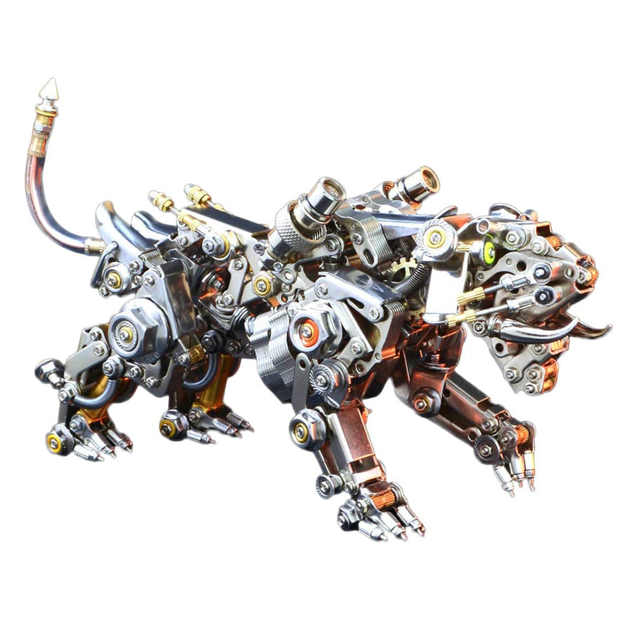 Stirlingkit 650PCS+ 3D Metal Smilodon Saber-toothed Cat DIY Kits Assembly
