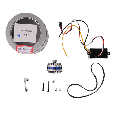 Stirlingkit 65W Micro Generator Alternator DIY Conversion Kit for CISON V8 LS-52 Engine Model