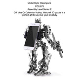 Stirlingkit 673PCS 3D Metal Explorer Mobile Phone Holder DIY Mechanical kit, view 4