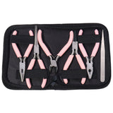 Stirlingkit 6pcs Precision Mini Pliers Kit – Needle Nose, Wire Cutters & Tweezers for Electronics & Engine Model Hobby, view 2