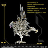 Stirlingkit 700+PCS Steampunk Owl DIY Assembly Model Building Kits, view 3