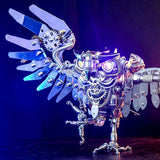 Stirlingkit 700+PCS Steampunk Owl DIY Assembly Model Building Kits, view 4