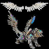 Stirlingkit 700PCS+ Colorful Bengal Tiger 3D Metal Model Assembly Building Kit for Adults, view 5