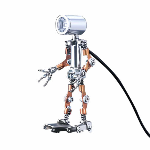 Stirlingkit 78Pcs DIY Metal Mechanical Mini Night Light Lamp Man Assembly Model Kit