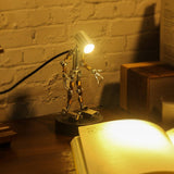 Stirlingkit 78Pcs DIY Metal Mechanical Mini Night Light Lamp Man Assembly Model Kit, view 2