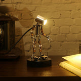 Stirlingkit 78Pcs DIY Metal Mechanical Mini Night Light Lamp Man Assembly Model Kit, view 4
