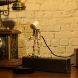 Stirlingkit 78Pcs DIY Metal Mechanical Mini Night Light Lamp Man Assembly Model Kit, view 6