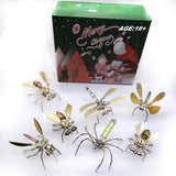 Stirlingkit 7PCS/SET 3D DIY Mini Steampunk Mini Metal Insects Model Kits Christmas, view 6
