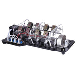 Stirlingkit 8 Coils High Power Electromagnet Engine Model Physical Experiment Motor, view 2
