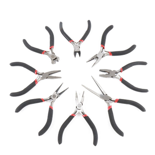 Stirlingkit 8-Piece Precision Assembly Pliers Set – Engine Model & Circuit Sculpture Tool Kit
