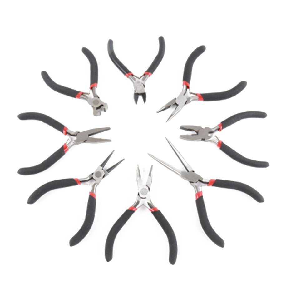 Stirlingkit 8-Piece Precision Assembly Pliers Set – Engine Model & Circuit Sculpture Tool Kit