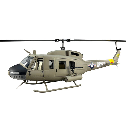 Stirlingkit 800 Size Huey UH-1D Large Scale RC Helicopter with H1 PRO Flight Controller