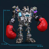 Stirlingkit 880PCS+ DIY Mechanical Boxing Enthusiasts Mech Metal Model Educational Toy Gift, view 2