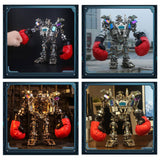 Stirlingkit 880PCS+ DIY Mechanical Boxing Enthusiasts Mech Metal Model Educational Toy Gift, view 3