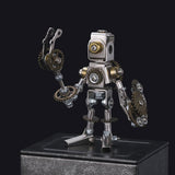 Stirlingkit 8PCS DIY Metal Mechanical Saint 3D Model Assembly Educational Toy Kit, view 4
