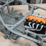 Stirlingkit 8th Scale Supra RC Sports Car for TOYAN FS-L400 Inline 4 Cylinder Engine Model Project Officially Authorized by Scale Addiction, view 4