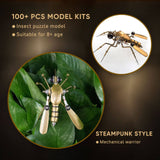 Stirlingkit 90PCS+ Steampunk Insect MINI Metal Creative Crafts, view 4